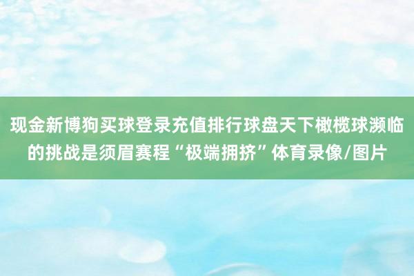 现金新博狗买球登录充值排行球盘天下橄榄球濒临的挑战是须眉赛程“极端拥挤”体育录像/图片